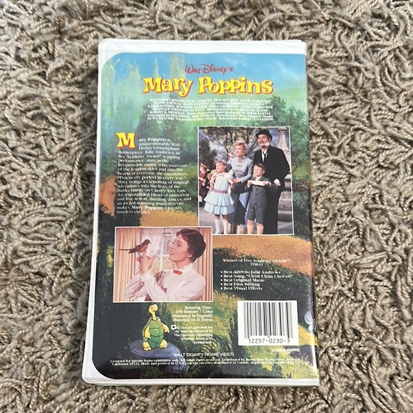 Rare Mary Poppins 1998  VHS video tape Walt Disney Productions - Picture 2 of 7